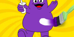 Grimace Shake Coloring Book