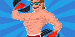 Muscle race games body run 3d