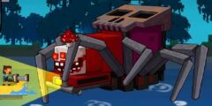 Pirate Block Craft Monster Shooter