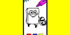 SpobgeBob Halloween Coloring Book